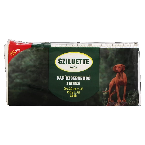 Sziluette papírzsebkendő 80db 3 rétegű classic