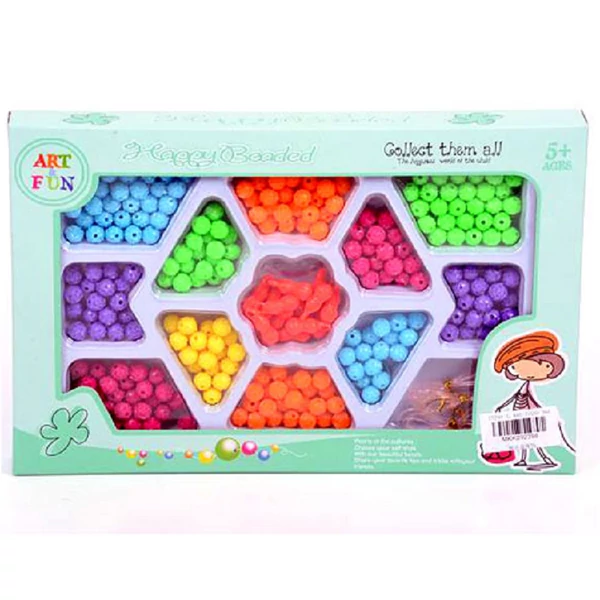 Art&Fun: Ékszerkészítő szett színes gömb alakú gyöngyökkel