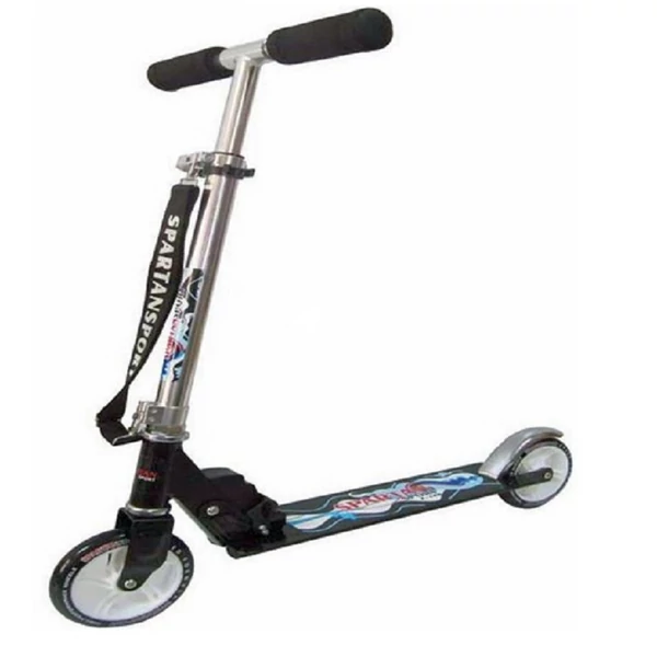 Alumínium vázas roller fekete-kék színben - Spartan