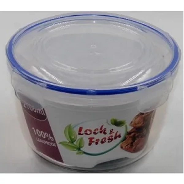 Kerek patentzáras ételtároló 2100ml DÜ341