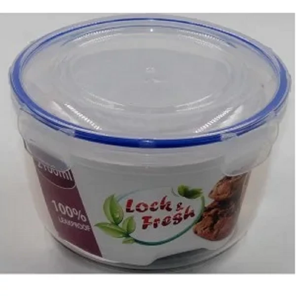 Kerek patentzáras ételtároló 3400ml DÜ342