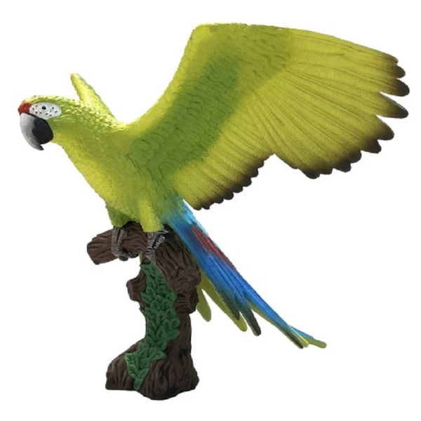 Nagy zöld arapapagáj játékfigura - Bullyland