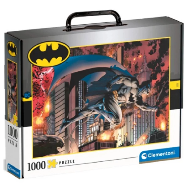 Batman 1000db-os puzzle bőrönd tárolódobozban - Clementoni