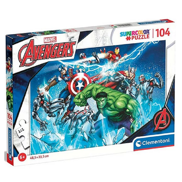 Bosszúállók 104db-os Super Color Puzzle - Clementoni