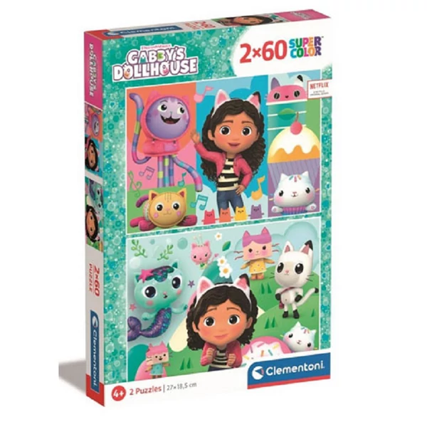 Gabi babaháza Supercolor 2x60db-os puzzle - Clementoni
