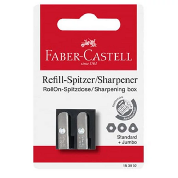 Faber-Castell: Dupla fém hegyező cserélhető élezővel