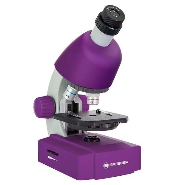 Bresser Junior 40x-640x mikroszkóp, lila - 70121