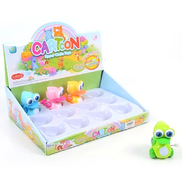 Felhúzható kacsa figura többféle változatban 1db