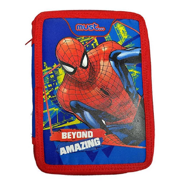 Must: Pókember Beyond Amazing 2 rekeszes töltött tolltartó