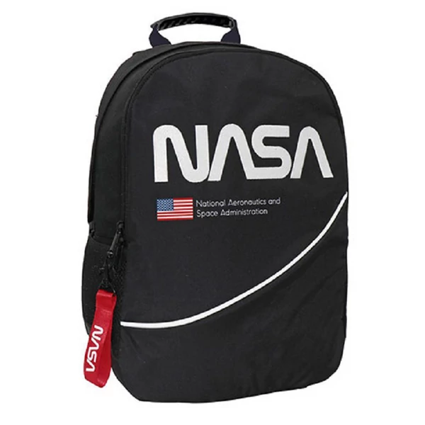 NASA 2 rekeszes iskolatáska, hátizsák 33x16x45cm