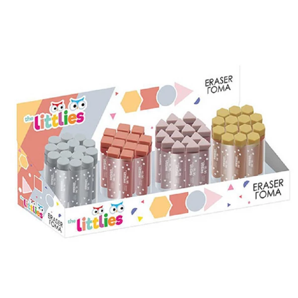 The Littlies: 80mm-es radír különböző formákban