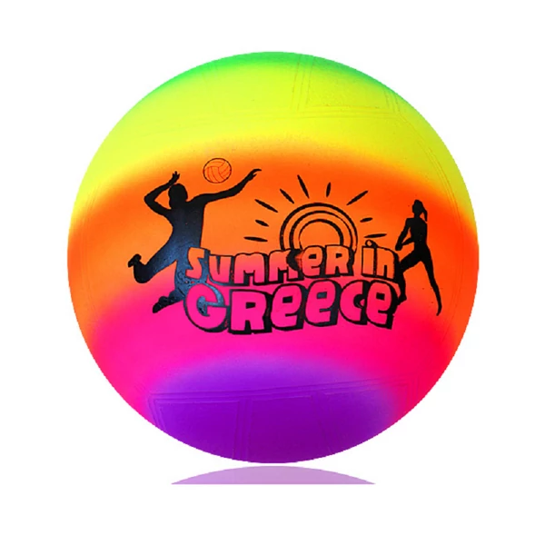 Neon gumi röplabda 22cm