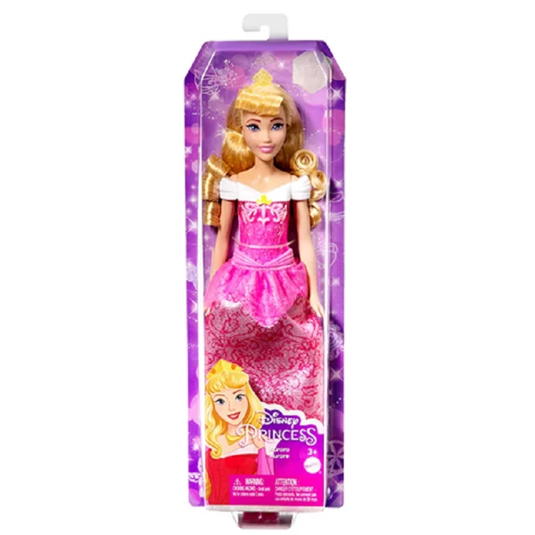 Disney Hercegnők: Csillogó Csipkerózsika hercegnő baba - Mattel