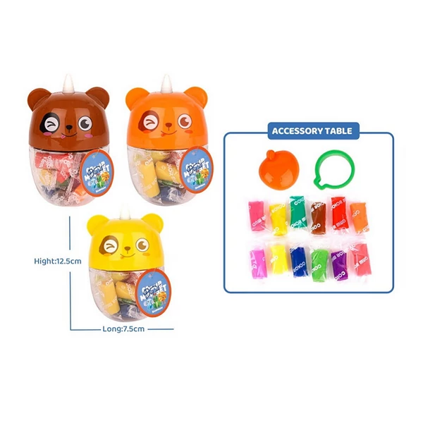 Gyurma készlet állatos tárolóban 90188