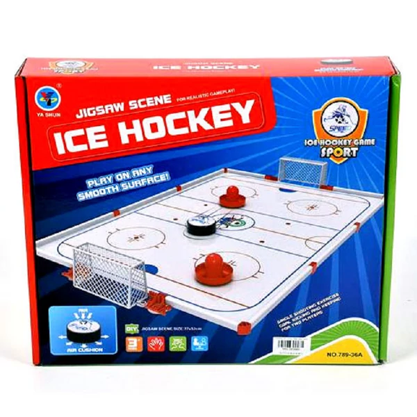 Asztali hoki szett pályával és koronggal