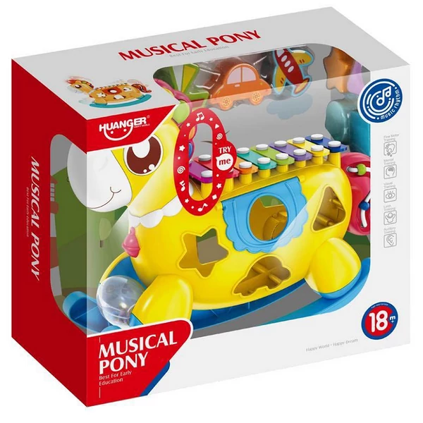 Zenélő póni bébijáték