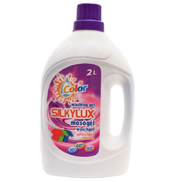 Silkylux 2L mosógél színes ruhákhoz 30 mosás