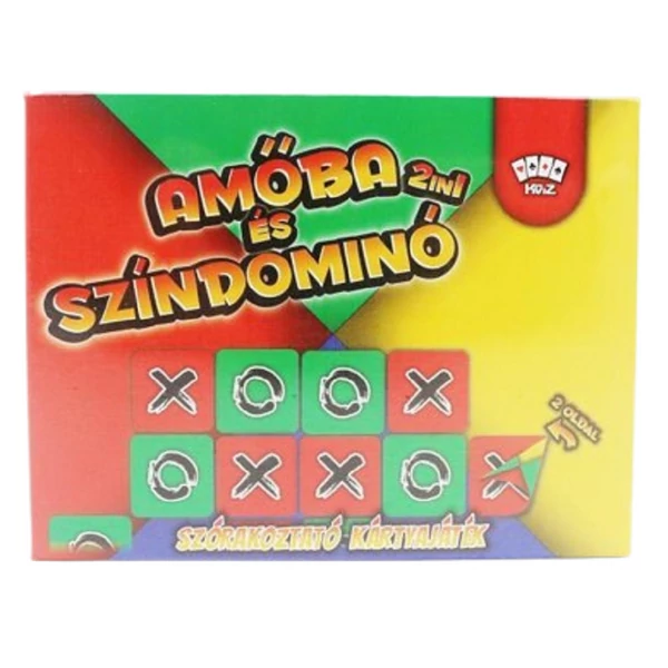 Amőba+színdominó kártyajáték MK4253