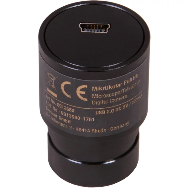 Bresser MikrOkular Full HD szemlencsés digitális kamera mikroszkópokhoz és teleszkópokhoz - 73754