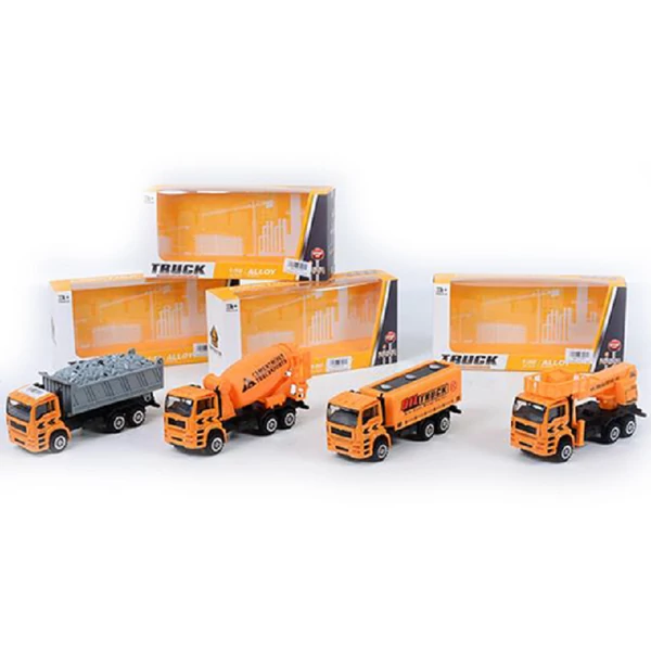 Építőipari teherautó 17cm többféle változatban 1db