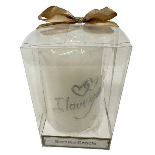 Valentin gyertya díszdobozban 278813