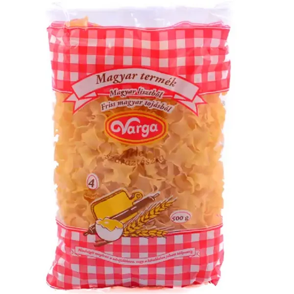Varga 4 tojásos fodros nagykocka tészta 500g