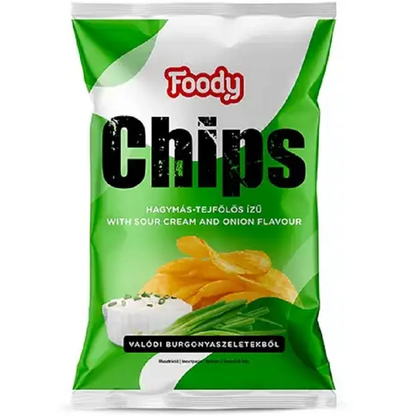 Foody hagymás-tejfölös chips 40g