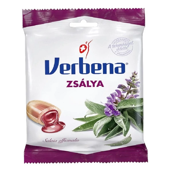 Verbena töltött cukor 60g Zsálya