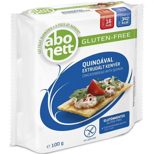 Abonett gluténmentes extrudált kenyér quinoával 100 g