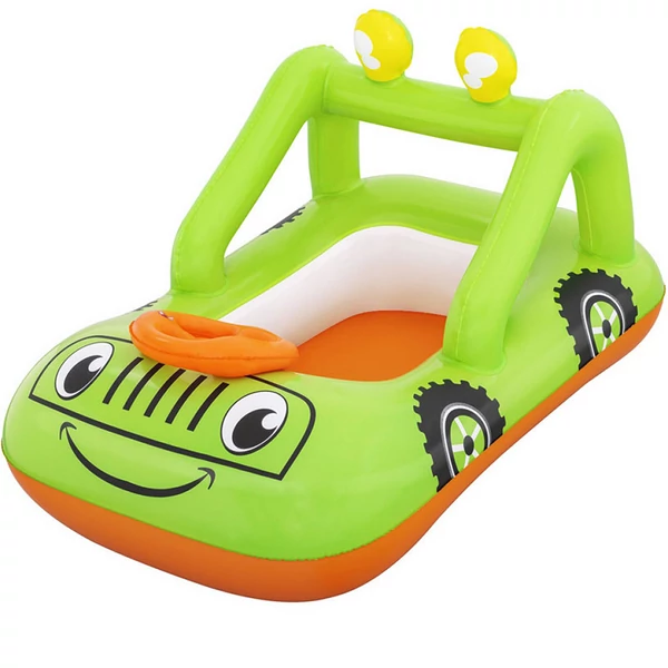 Bestway: Autós vagy cápás bébi csónak kétféle változatban 92x61cm 1db