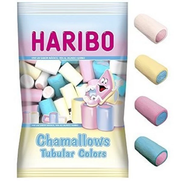 Haribo chamallows tubular colors habcukor 90g