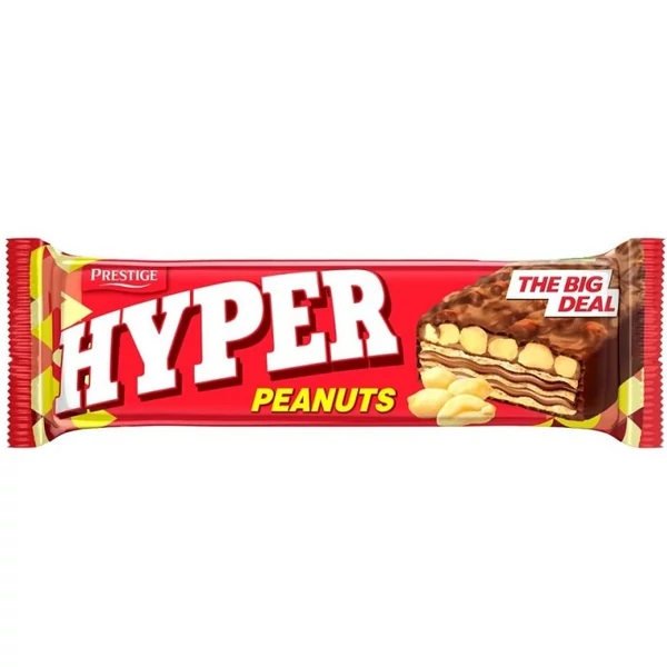 Hyper földimogyorós ostya 56g