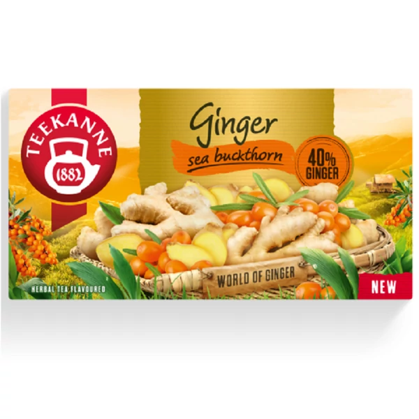 Teekanne ginger sea buckthorn gyümölcstea 20x1,75g