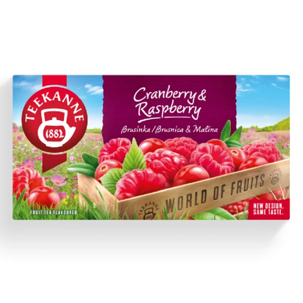 Teekanne cranberry raspberry gyümölcstea 20x2,25g