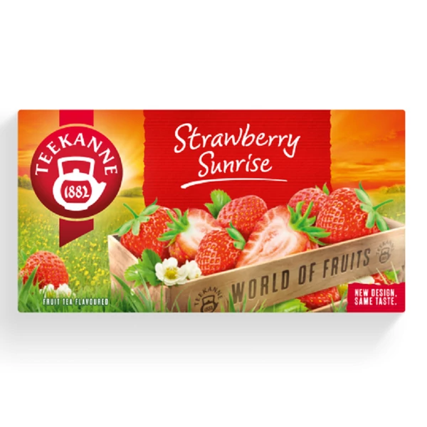 Teekanne strawberry sunrise gyümölcstea 20x2,5g