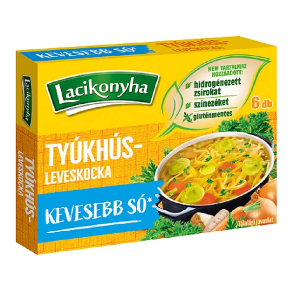 Lacikonyha tyúkhús leves kocka 60g