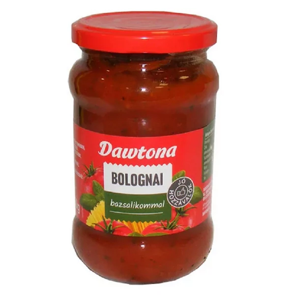 Dawtona bolognai mártás bazsalikommal 360 g
