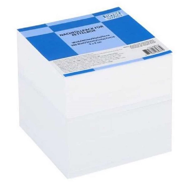 Spirit: 900 lapos ragasztott jegyzettömb fehér színben