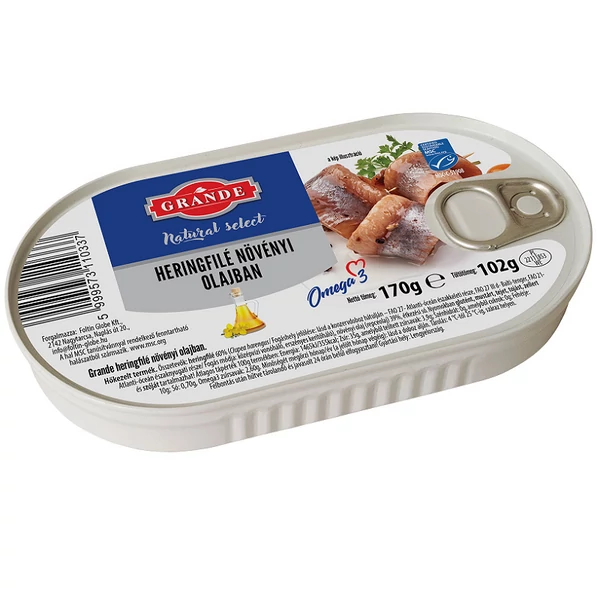 Grande heringfilé olajban 170 g
