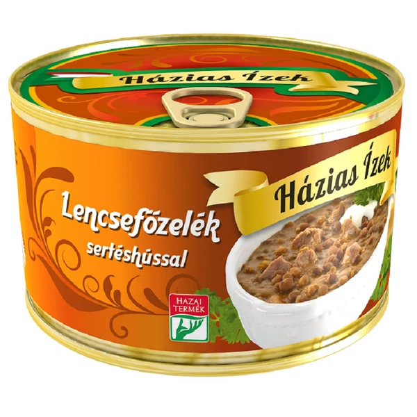 Házias Ízek lencsefőzelék sertéshússal 400 g