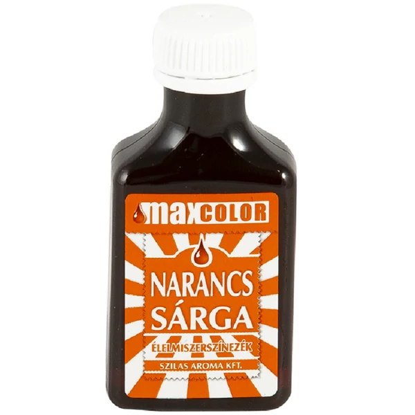 Narancssárga élelmiszer színezék 30ml