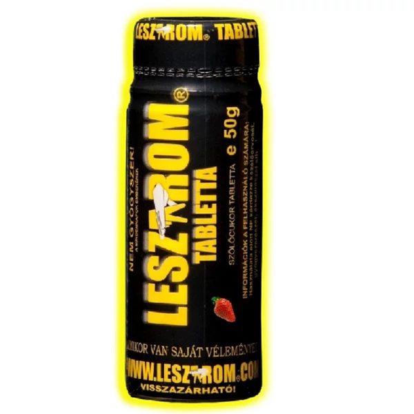 Leszarom tabletta eper ízű 45g