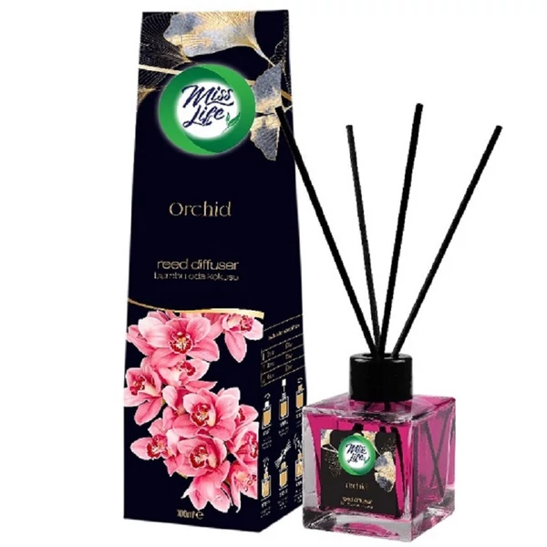 Miss life orchidea illatú pálcikás illatosító 100ml 87898