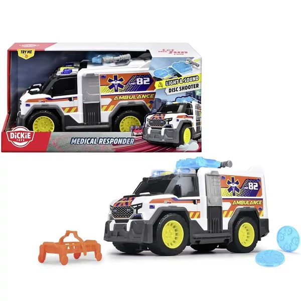 Mentőautó fénnyel és hanggal 30cm - Dickie Toys