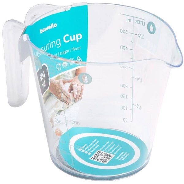 Bewello mérőpohár 16x9,7x11cm 500ml 57553G