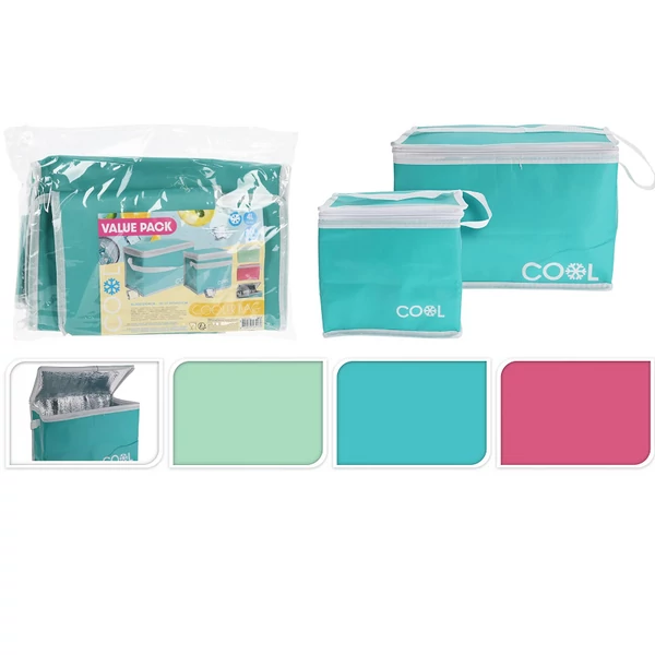 Hűtőtáska szett 4+10liter 3 féle színben 