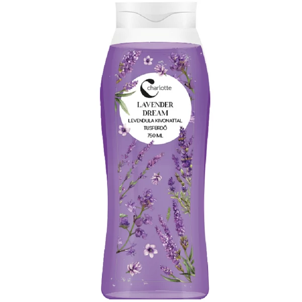 Charlotte tusfürdő levendula olajjal 750ml