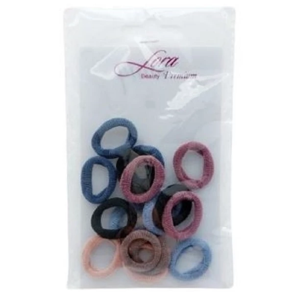 Lora matt színes hajgumi 16db-os kiszerelésben 801114 