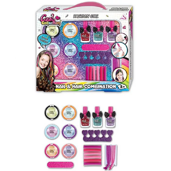 Cool Collection köröm és hajdíszítő stúdió 19db-os készlet