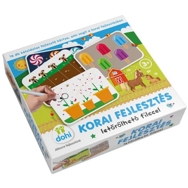 Korai fejlesztés szett letörölhető filccel